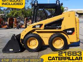 216.B3 CAT 216B.3 Skid Steer Loader 4 in 1 bucket - picture0' - Click to enlarge