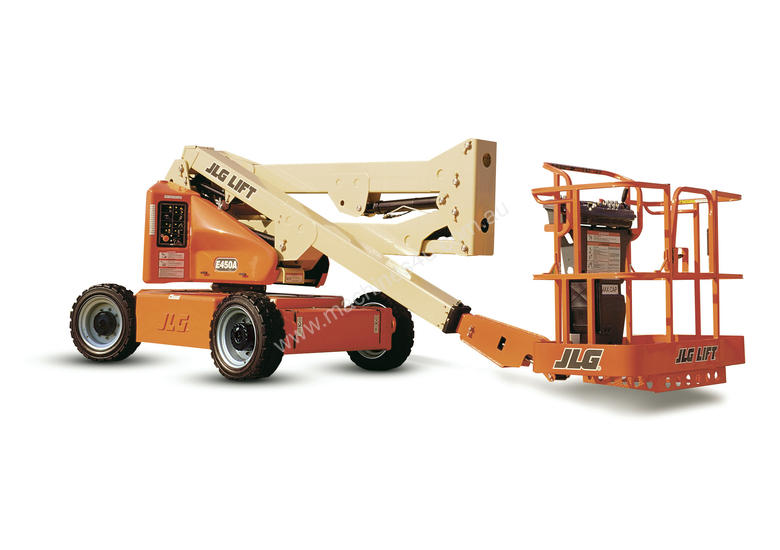 caption JLG M450AJ Electric Boom Lift