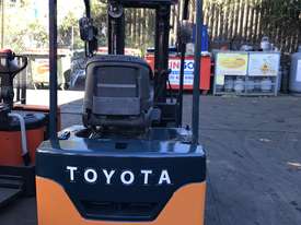TOYOTA 7FBE18 ELECTRIC FORKLIFT 4.3M NEW BATTERY - picture1' - Click to enlarge
