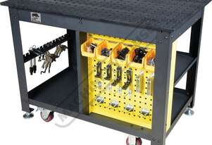 TDQ612075-K1 66 Piece - Rhino Cart Mobile Fixturing Station 1200 x 750 x 910mm (LxWxH) 16mm Holes