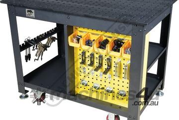 66 Piece - Rhino Cart Mobile Fixturing Station TDQ612075-K1 1200 x 750 x 910mm (LxWxH) 16mm Holes