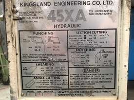 Kingsland 45XA Punch and shear used - picture2' - Click to enlarge