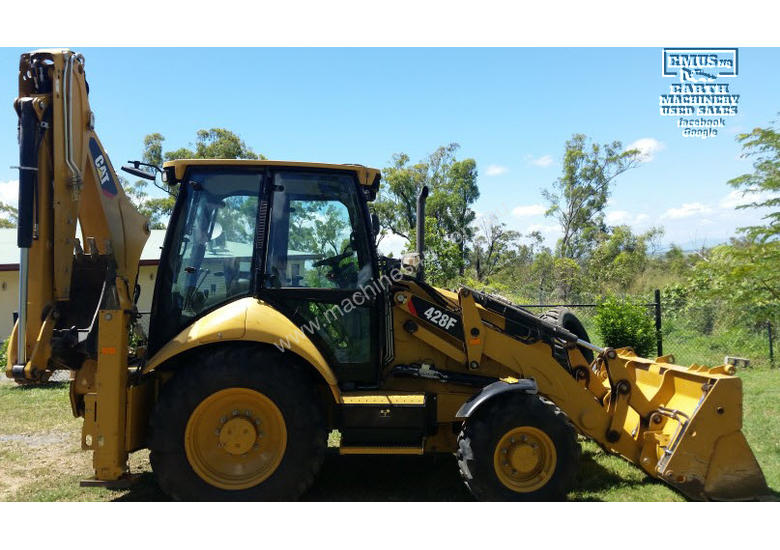 caption CAT 428F Backhoe with only 300hrs. E.M.U.S MS349D