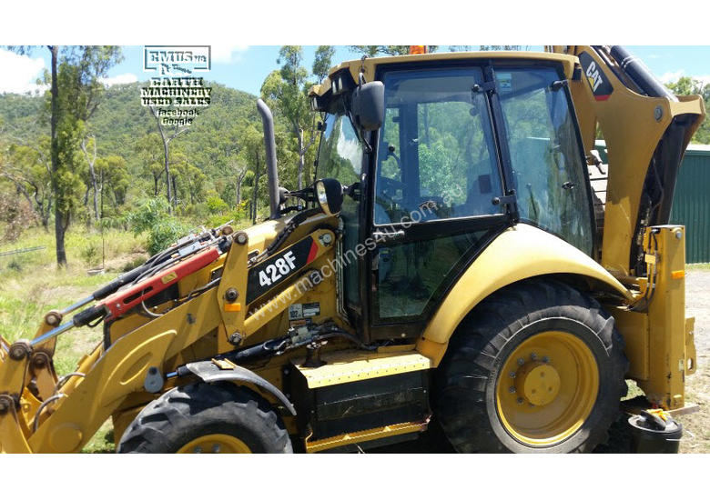 caption CAT 428F Backhoe with only 300hrs. E.M.U.S MS349D