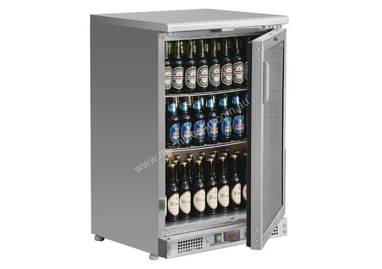 caption Polar CE205-A - Bar Display Cooler Stainless Steel Single Hinged Door