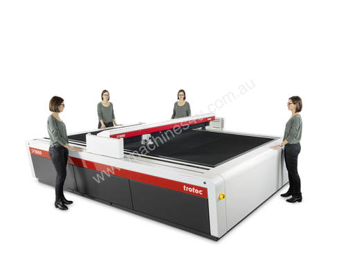 Our biggest flatbed yet – the SP3000 large format laser machine