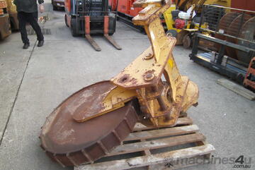trench compaction roller for dozer