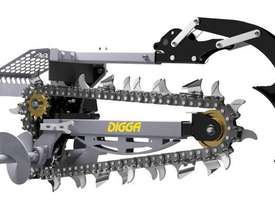 NEW DIGGA SKID STEER HYDRIVE XD TRENCHER - picture0' - Click to enlarge
