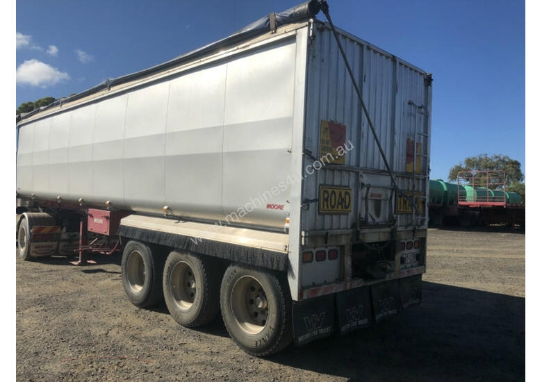 caption Moore Semi Tipper Trailer