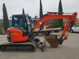 USED 2014 KUBOTA U48-4 EXCAVATOR WITH A/C CABIN AND LOW 2800 HOURS - picture1' - Click to enlarge