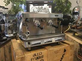 WEGA VELA 2 GROUP HIGH CUP CHROME ESPRESSO COFFEE MACHINE - picture0' - Click to enlarge