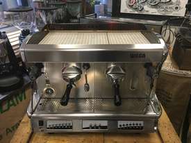 WEGA VELA 2 GROUP HIGH CUP CHROME ESPRESSO COFFEE MACHINE - picture1' - Click to enlarge