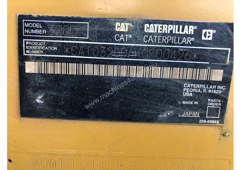 caption 2007 CAT 20 Ton Excavator 320DL