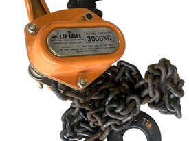 Beaver Liftall New Manual Chain Lever Block 3.0 Ton x 3 meter Drop Chain Winch 3000 kg Lift 3G-V - picture0' - Click to enlarge