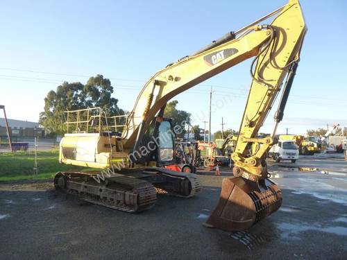 2011 Caterpillar 329DL Hydraulic Steel Tracked Excavator with Four Buckets