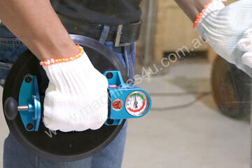 Hand Vacuum-Cup Lifter. All metal, vacuum gauge, produces 95% vacuum.