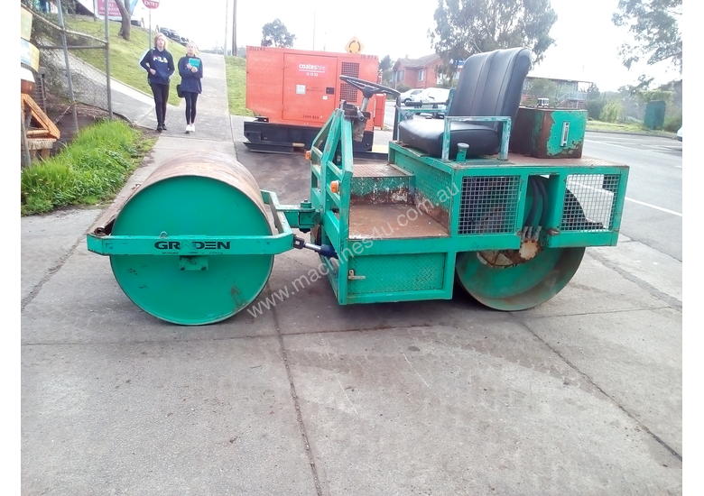 Used Graden 3000 Double Drum Smooth Rollers In Eltham Vic