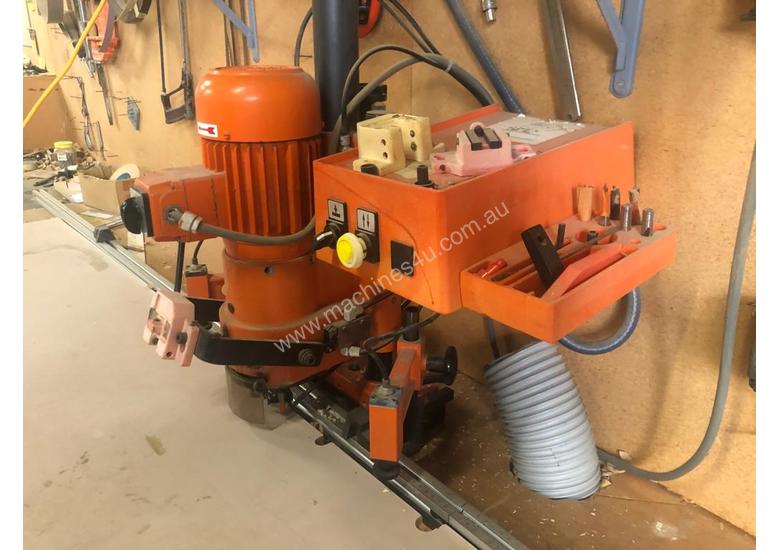 Used 1985 blum Blum mini press for pressin hinges Hinge Borers in