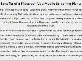 Flipscreen mobile screening machine EX185 - picture1' - Click to enlarge