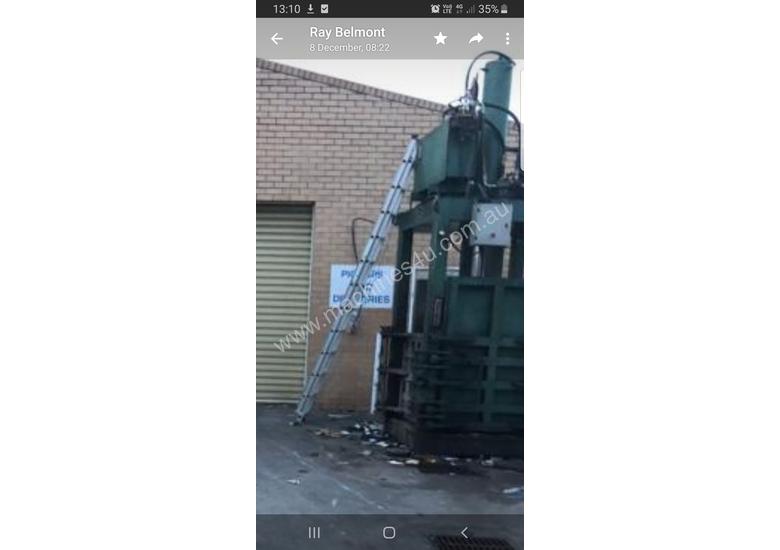 caption 100 tonne vertical 4 door press machine single cylinder