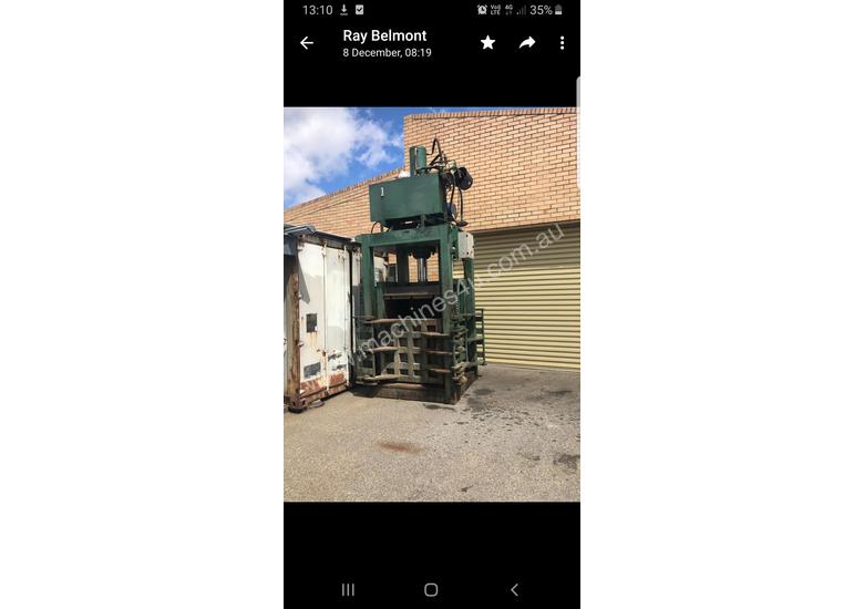caption 100 tonne vertical 4 door press machine single cylinder