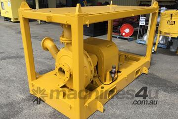 Ajax Bare Shaft Pump, Pump On Heavy Duty Skid Canopy Frame