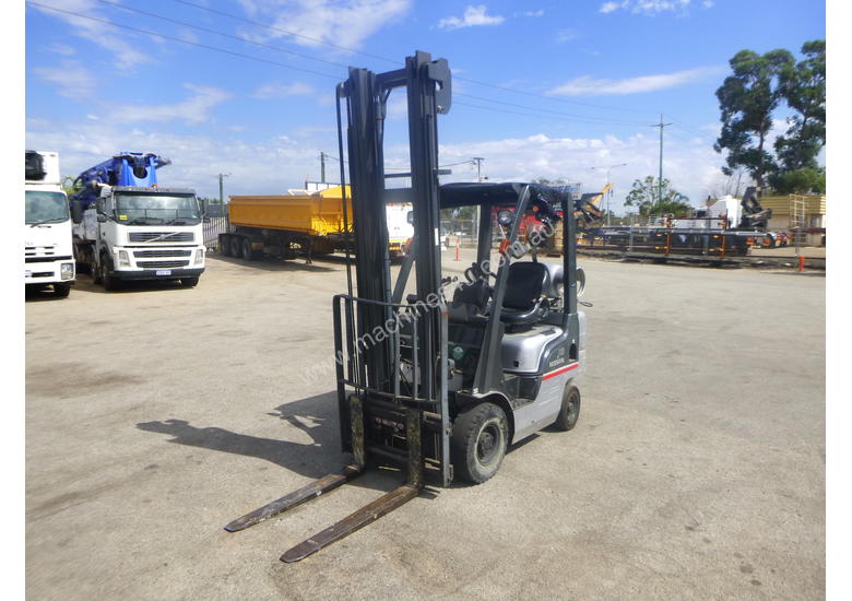 caption Circa 2007 Nissan L01A18U 1.8 Tonne LPG Forklift