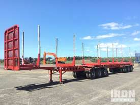 2015 MaxiTrans Tri/A B-Double Combination Skel Log Trailer - picture0' - Click to enlarge