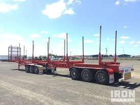 2015 MaxiTrans Tri/A B-Double Combination Skel Log Trailer - picture2' - Click to enlarge