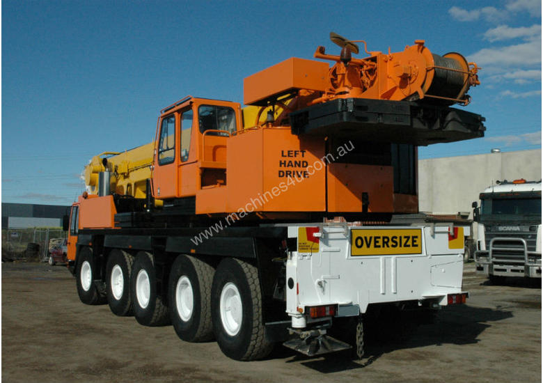 caption 2004 GROVE GMK 5100 ALL TERRAIN CRANE