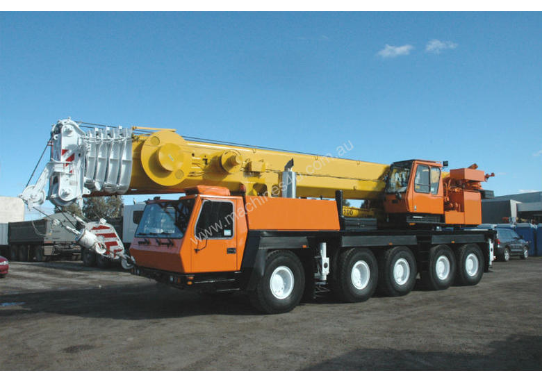 caption 2004 GROVE GMK 5100 ALL TERRAIN CRANE
