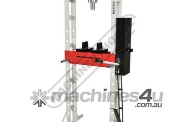 HPF-20 Trade Hydraulic Press - 20 Tonne Robotic Welded Steel Frame Construction Includes Adjustable