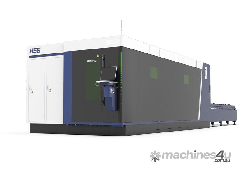 caption New HSG 6025 GH 8kW Fiber Laser (IPG SOURCE | ALPHA WITTENSTEIN & PANASONIC COMPONENTS)