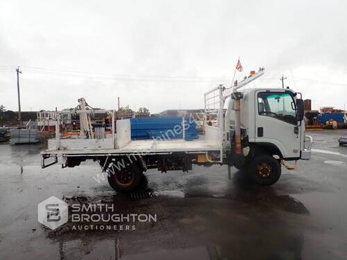 2012 ISUZU NPS75 4X4 TRAY TOP TRUCK