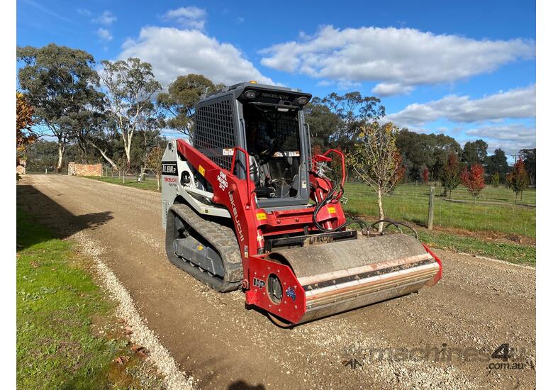 caption FINER HYDRAULICS - Vibrating Roller 1200mm wide.