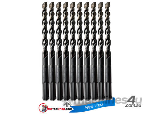 Milwaukee 10mmØ x 160 SDS-Plus Rotary Hammer Masonry Drill Bit M2 2-Cutter 10 Pack 4932371708