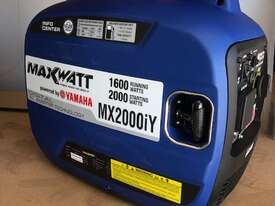 MAXWATT MX2000iY – 2000W (POWERED BY YAMAHA) PURE SINE WAVE DIGITAL INVERTER GENERATOR - picture1' - Click to enlarge