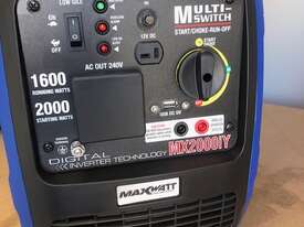 MAXWATT MX2000iY – 2000W (POWERED BY YAMAHA) PURE SINE WAVE DIGITAL INVERTER GENERATOR - picture2' - Click to enlarge