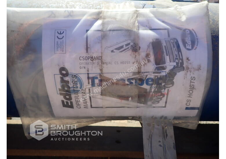 Used EDBRO HYDRAULIC CYLINDER HOIST Hoists in , Listed on Machines4u
