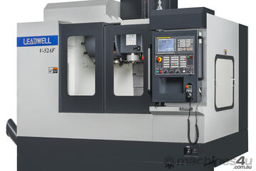LEADWELL V-52AF MACHINING CENTRE | FANUC | X -1270MM | CTS | 4TH AXIS READY
