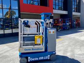 2018 Genie GR15 Man Lift - 6.35m Height / 227kg Capacity - picture0' - Click to enlarge