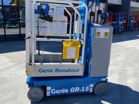 2018 Genie GR15 Man Lift - 6.35m Height / 227kg Capacity - picture0' - Click to enlarge