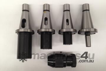 5 Pce. ISO 40 - Drill Chuck, Sleeves & Arbor Set.