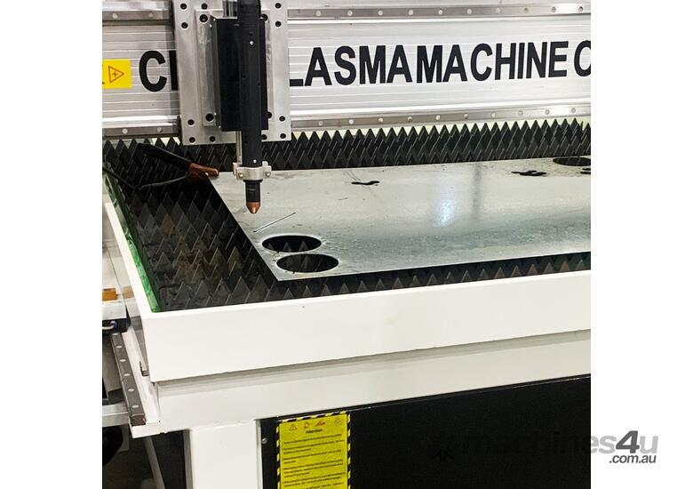caption 1300mm x 1300mm CNC Plasma Cutter with Huayuan Plasma Generator 415V 1313 by Omni