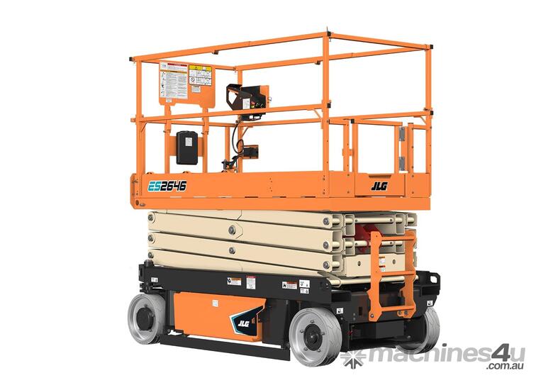 caption JLG 2646ES 26 foot Electric Scissor Lift