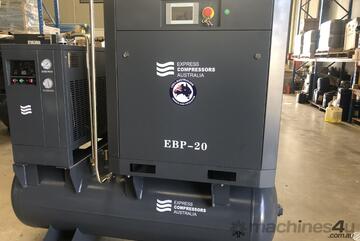 Screw Compressor Package 15kW (20HP) with tank and dryer (82 cfm)