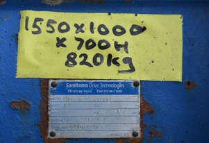 Sumitomo GEARBOX 29:1 CHHJ-6215-20/V6D 100mm shaft + 6 POLE 22kW WEG MOTOR