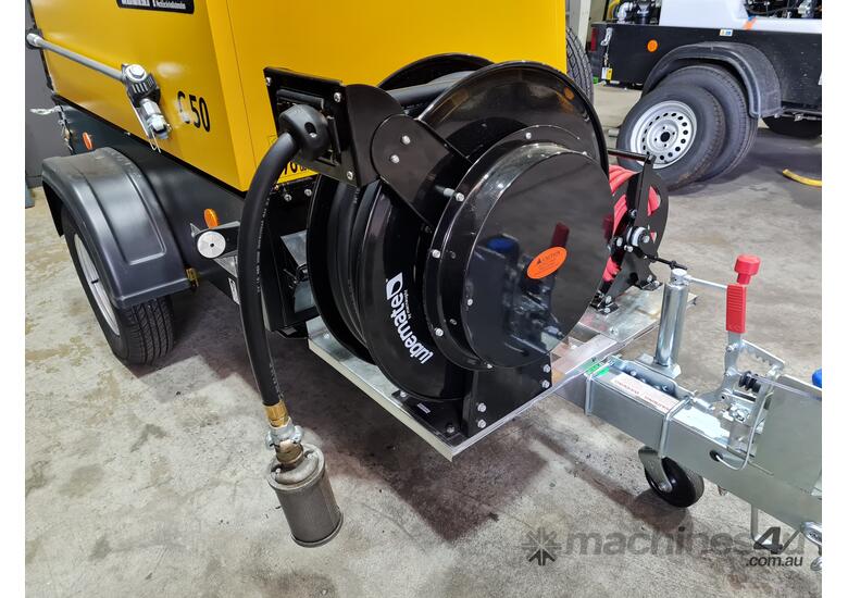 caption CompAir 185CFM Diesel Compressor