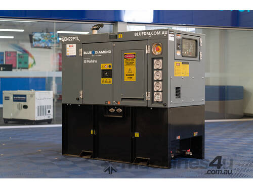 BLUE DIAMOND - PERKINS engine - 22KVA 415V Diesel Generator Long Range 
