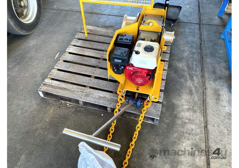 caption Portable Petrol Capstan Winch 2 Tonne - Model: PPCW2000, Built Tough & Designed